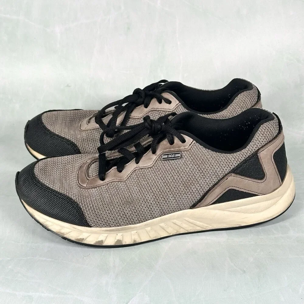 SAS Shoes Wmn Size 9.5 Suprhon Khaki Slip Resistant Therapeutic Comfort Sneaker